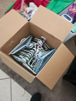 Box of hangers free. About 50+