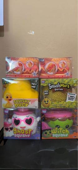Crazy Fun Squishy Toy Bundle – 6 Pieces
