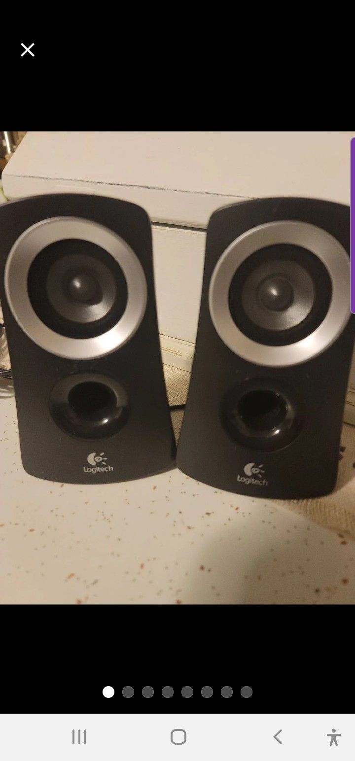 logitech Z313 speaker system with subwoofer 