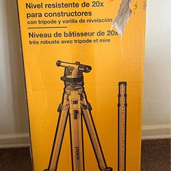 DEWALT Transit Level, Surveying Tool.