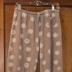 Life Is Good: Flannel Pajama Pants, Drawstring Waist, Size: Medium 