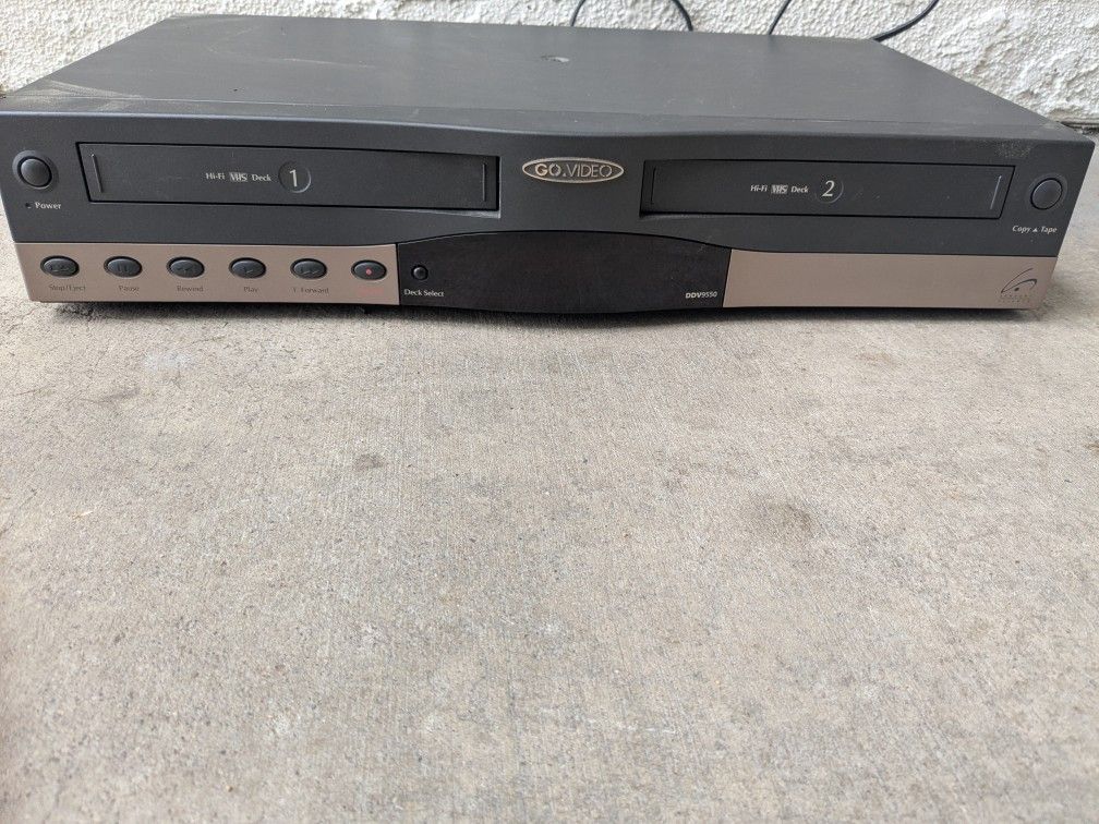 Go Video DVD VCR Combo Player