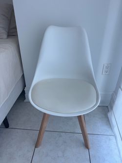 Plastic white chair