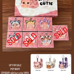 POP MART CRYBABY WILD AND CUTIE VINYL PLUSH PENDANT ✨AUTHENTIC✨