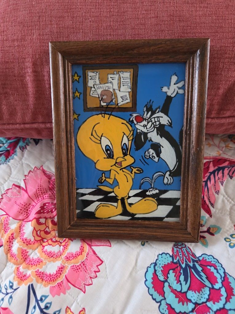 Beautiful Vintage Tweety Bird And Sylvester Photo