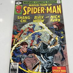 Marvel Team Up #85 Spider-Man Black Widow Nick Fury Marvel 1979 HIGH GRADE, Milgrom Art
