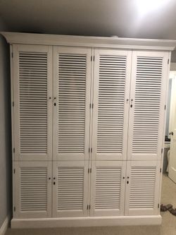 Restoration hardware 2024 shutter armoire