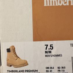 Wheat Timberlands Size 7.5