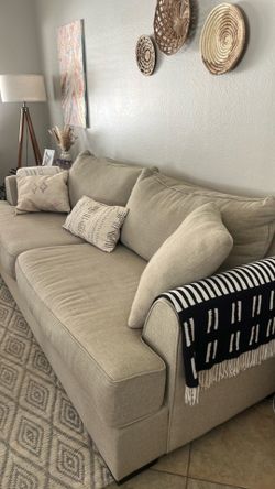 Beige Comfortable sofa