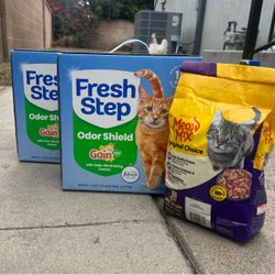 Dry Cat food & Odor Shield