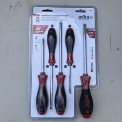 WIHA soft finish screwdriver set 5 piece #30273