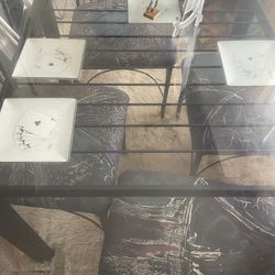 Glass Table With Chairs