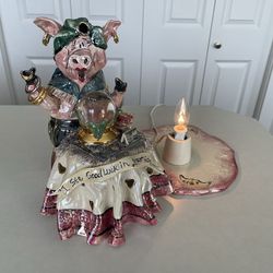 Blue Sky Clayworks Fortune Teller Pig