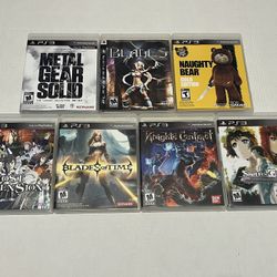 PlayStation 3 PS3 Video Games 