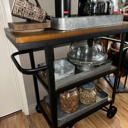 Bar Cart With Wheels