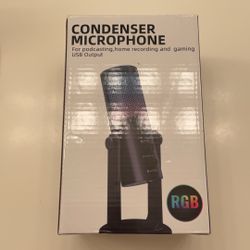 Condenser Microphone For Podcasting Home Recording And Gaming Usb Output