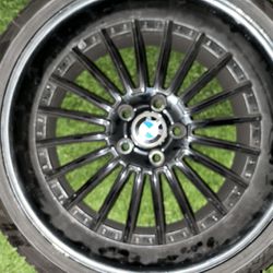 20” Black Spoke Rims W/wheel