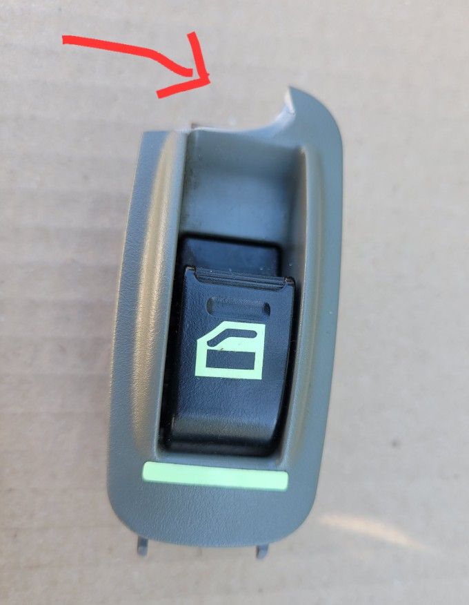 Tacoma Double Cab P.u. Rear Door Window Switch 