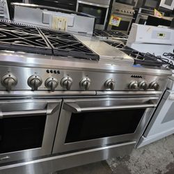 48" GE MONOGRAM DUAL FUEL RANGE STAINLESS STEEL 