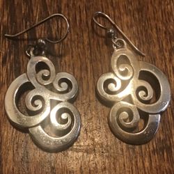 Brighton, silver plated earrings