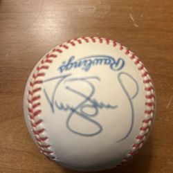 Darryl Strawberry Autographed AL Official Baseball 