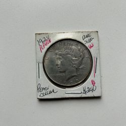 1924 Liberty Peace Silver Dollar 