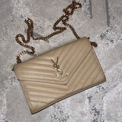 Beige YSL Woc