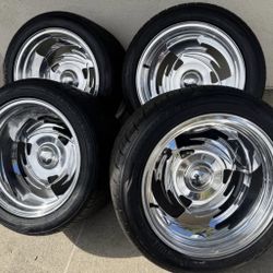 Intro Sphere All Polished 17x11 With Toyo Extensa 315/35/17 Tires For Obs Chevy Or Obs Ford 🔥🔥🔥🔥