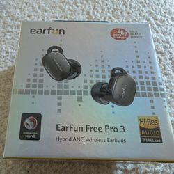 EarFun Free Pro 3 Wireless Bluetooth Headphones - New In Box