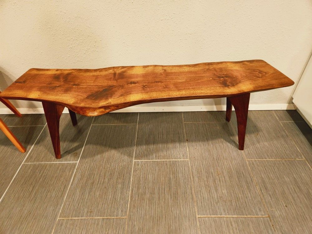 Solid Walnut Bench Or Coffee Table