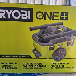 Ryobi Wet/dry Vacuum 6 Gallons New (Tool Only)