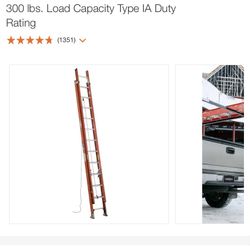 24’ Fiberglass Extension Ladder From Louisville Ladder