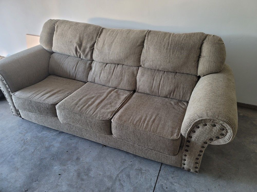 Free Couch and Glass Tables.