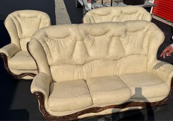 3 set sofas- need to get them out of storage