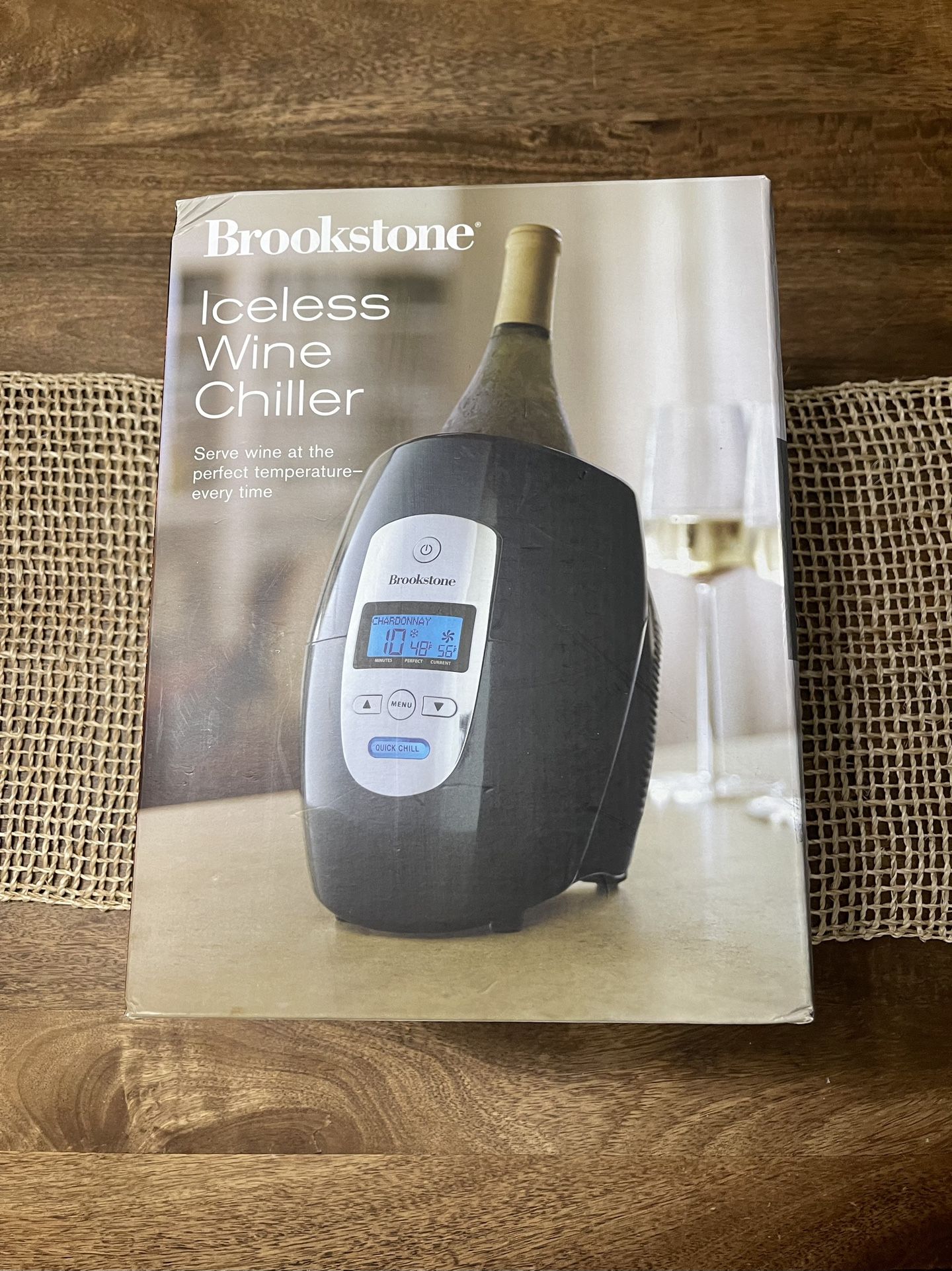 Brookstone Iceless Wine Chiller Model 598201