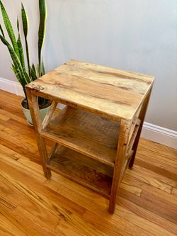 Solid Wood Side Table/Printer Table
