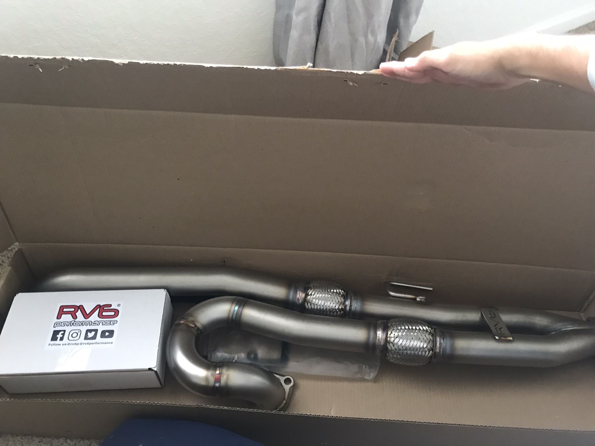 Rv6 Performance Downpipes And J Pipe