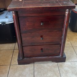 Solid Wood Nightstand