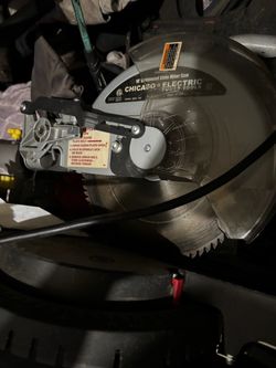 10”  Compound Slide Miter Saw, Chicago Electric Tools.