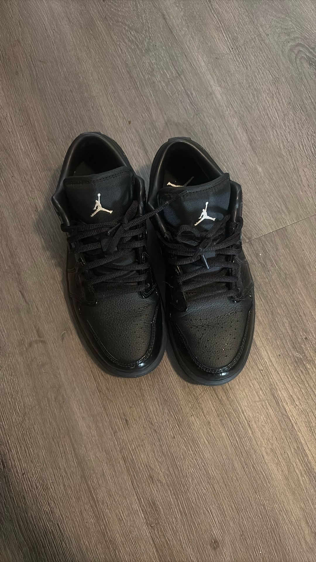 Jordan 1 (ALL BLACK) Size 7