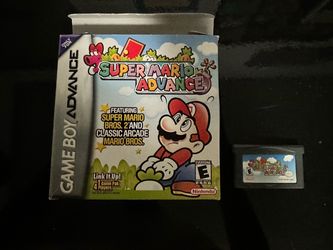 Super Mario Game Boy advance complete box and game