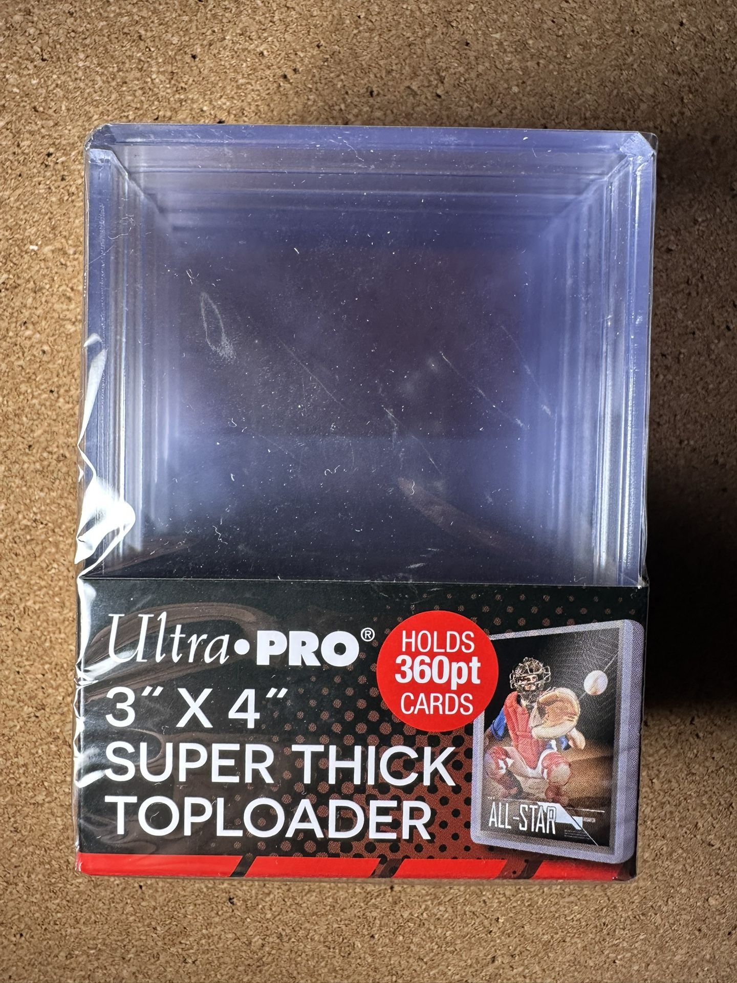 Ultra PRO 5 Pack 3"x4" Super Thick 180PT Toploaders Card Sleeve Protector