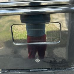 Electric black GE stove