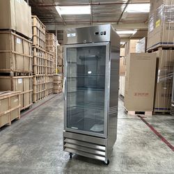 NSF Glass Door Stainless Steel Commercial Freezer CFD-1FFGSS