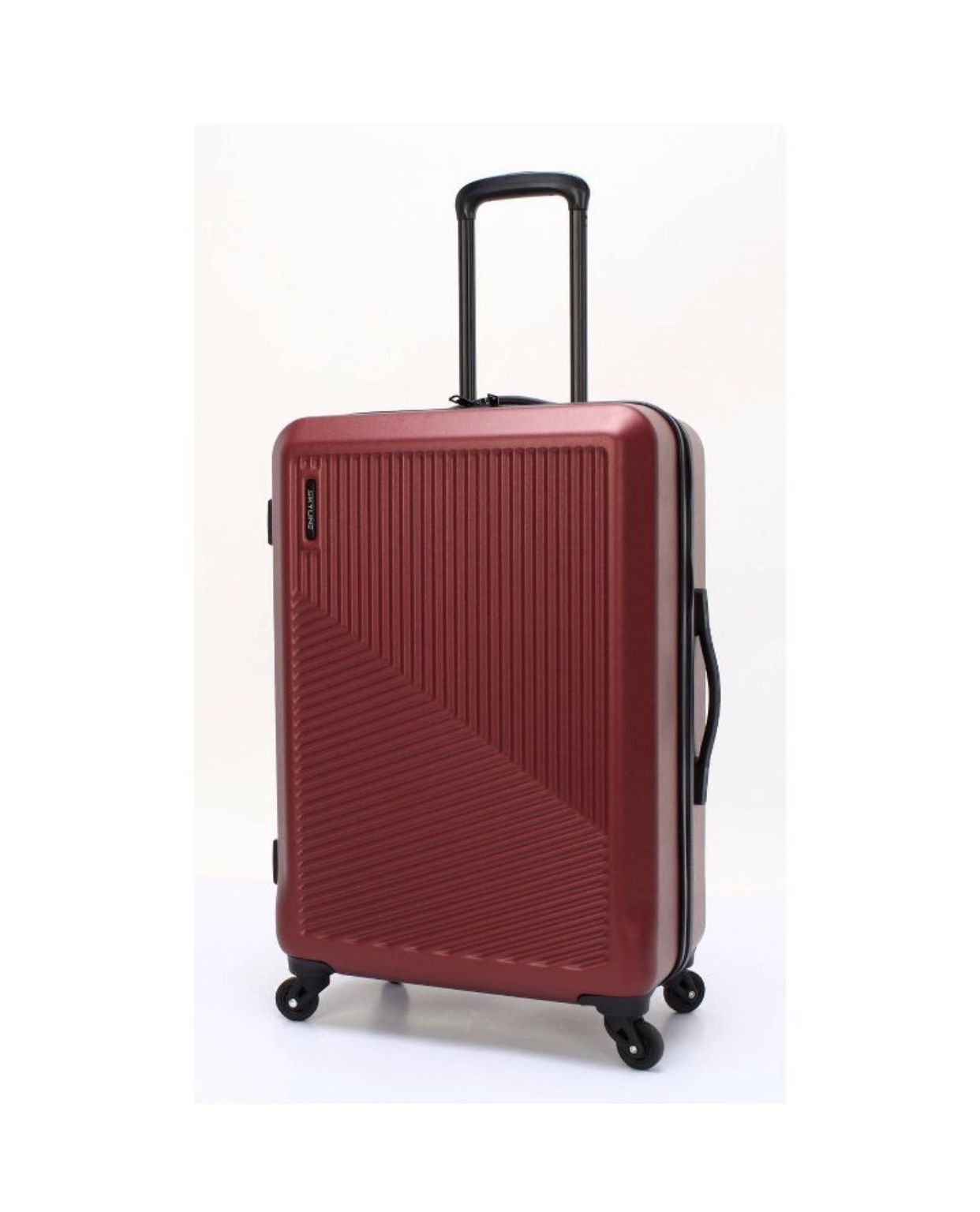 Skyline Hardside Travel Luggage Suit Case (26x17) Pomegranate