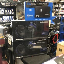 Audiocontrol 6.5 Inch Pnw Speakers And Epic Four 4 Channel Amp 