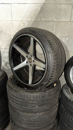 4 Used Rims Staggered 20 Inch 5x114 Toyota Honda Infinity 
