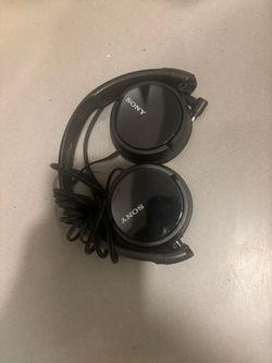 Sony Wired On-Ear Headphones Black
