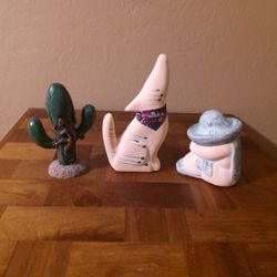 Cactus,Coyote & Siesta Person Southwestern Decor 