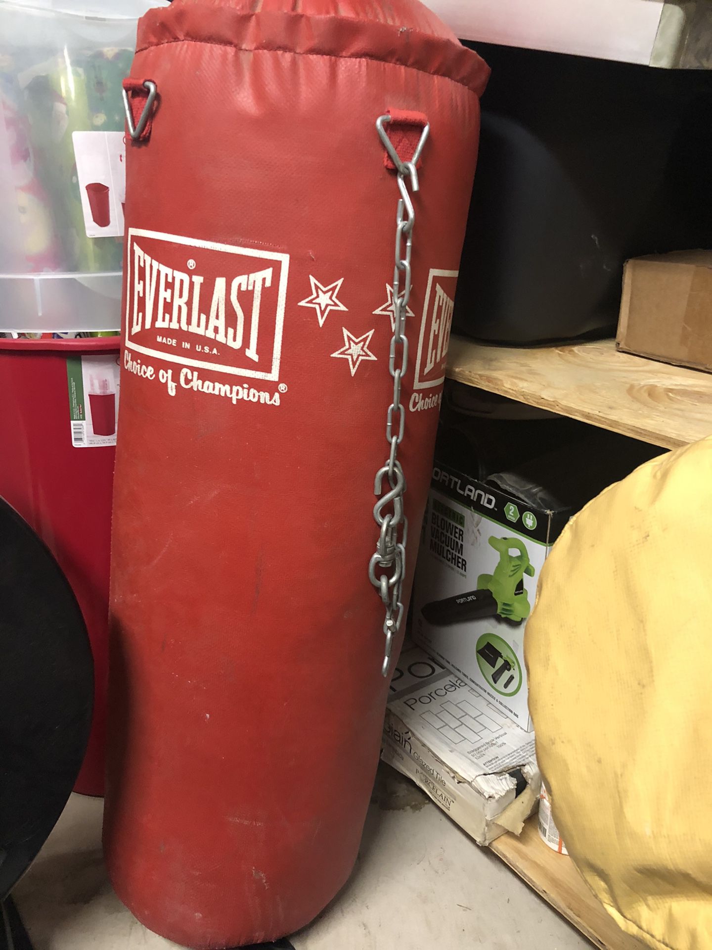 Punching bag and speed bag
